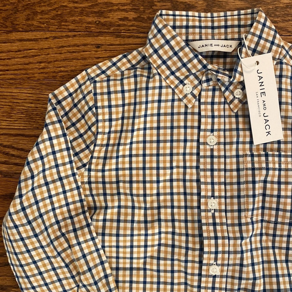 BNWT Janie & Jack Button Down - Picture 3 of 6